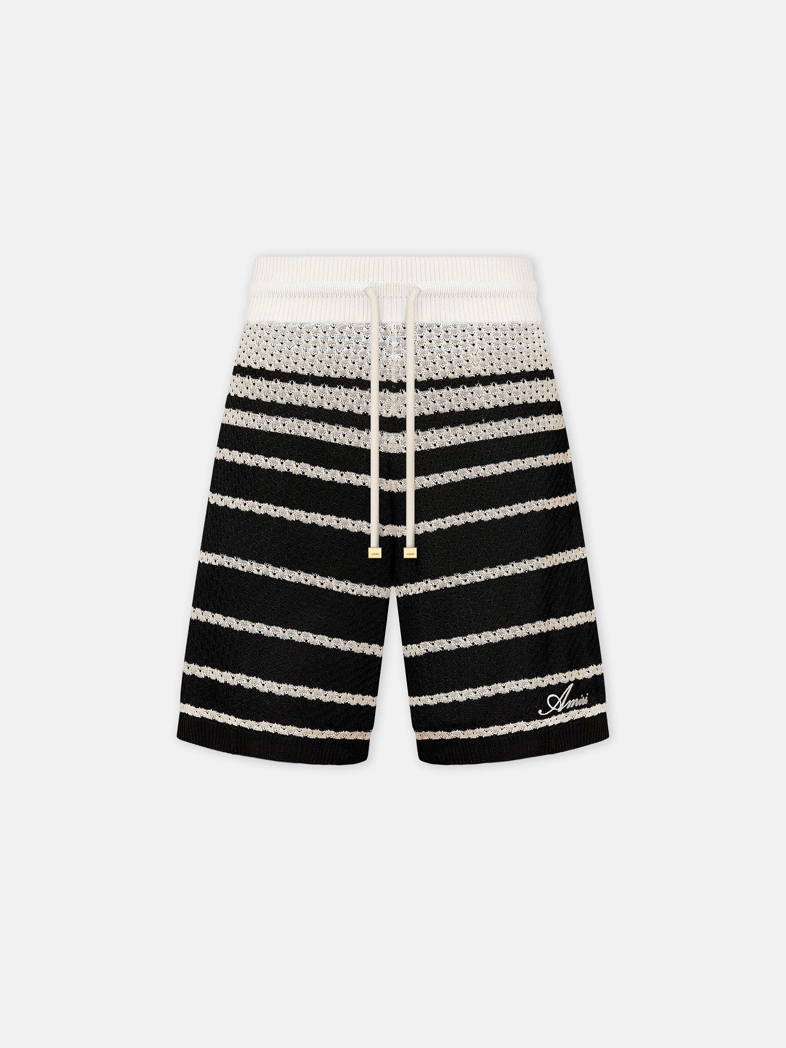 Product STRIPED SHORT - Black featured image