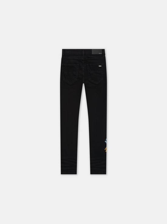 KIDS - KIDS' MA QUAD SCRIBBLE JEAN - Black