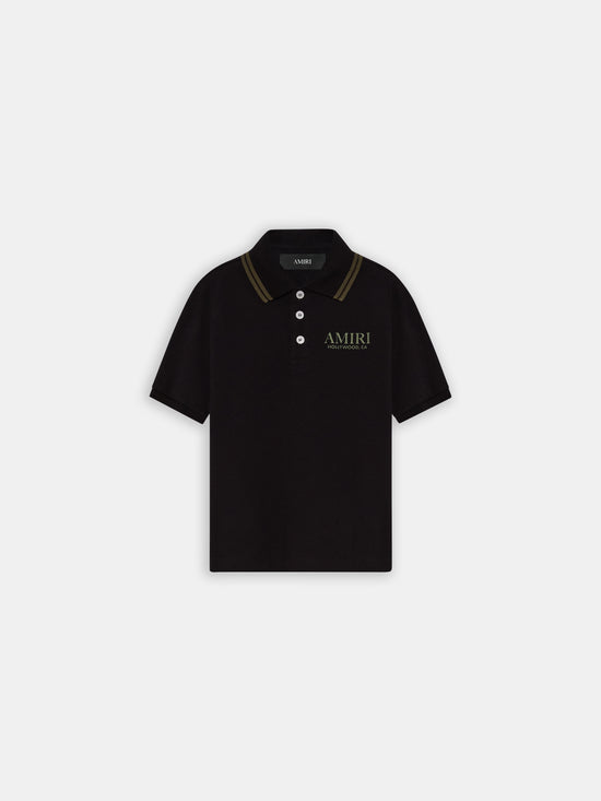 KIDS - KIDS' BONES POLO - Black - AMIRI
