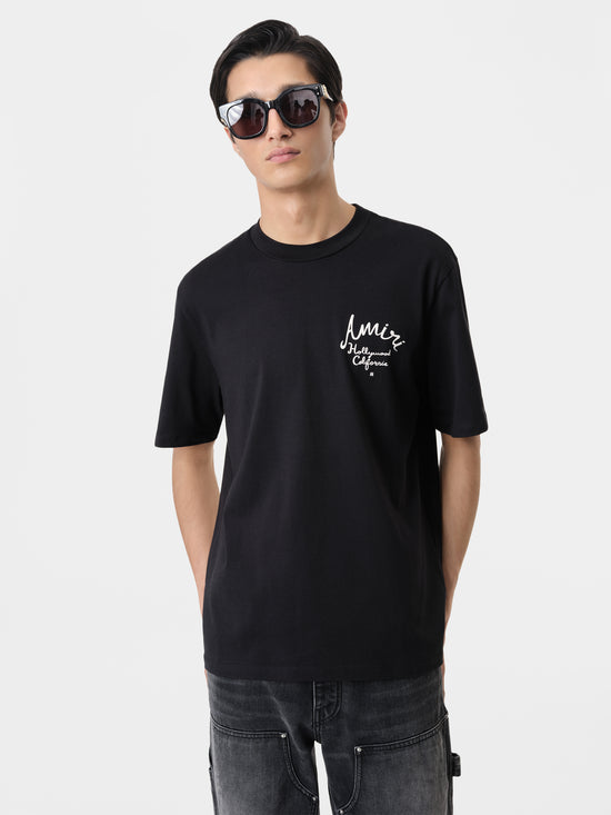 AMIRI HOLLYWOOD TEE - Black