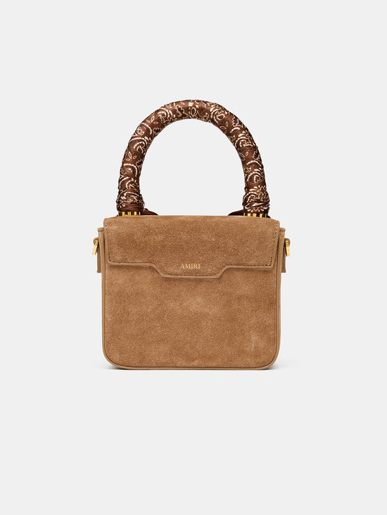 WOMEN - WOMEN'S SUEDE MICRO MA BAG - DARK BROWN - AMIRI