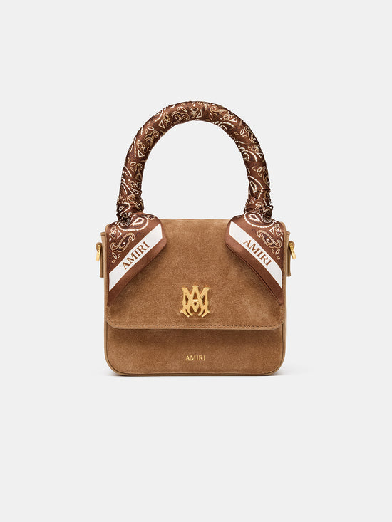 WOMEN - WOMEN'S SUEDE MICRO MA BAG - DARK BROWN - AMIRI