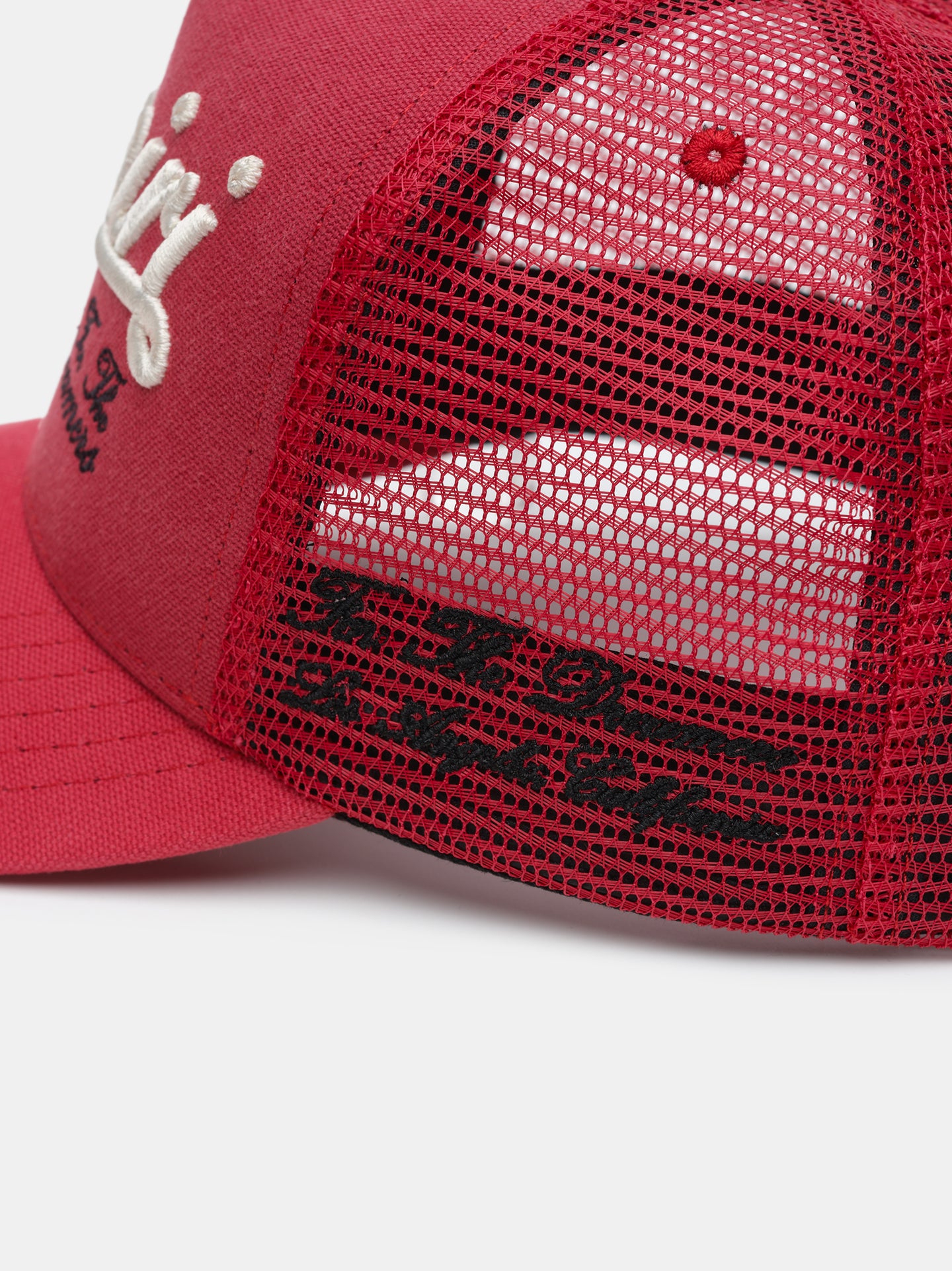 AMIRI GOOD LIFE TRUCKER HAT - Deep Red