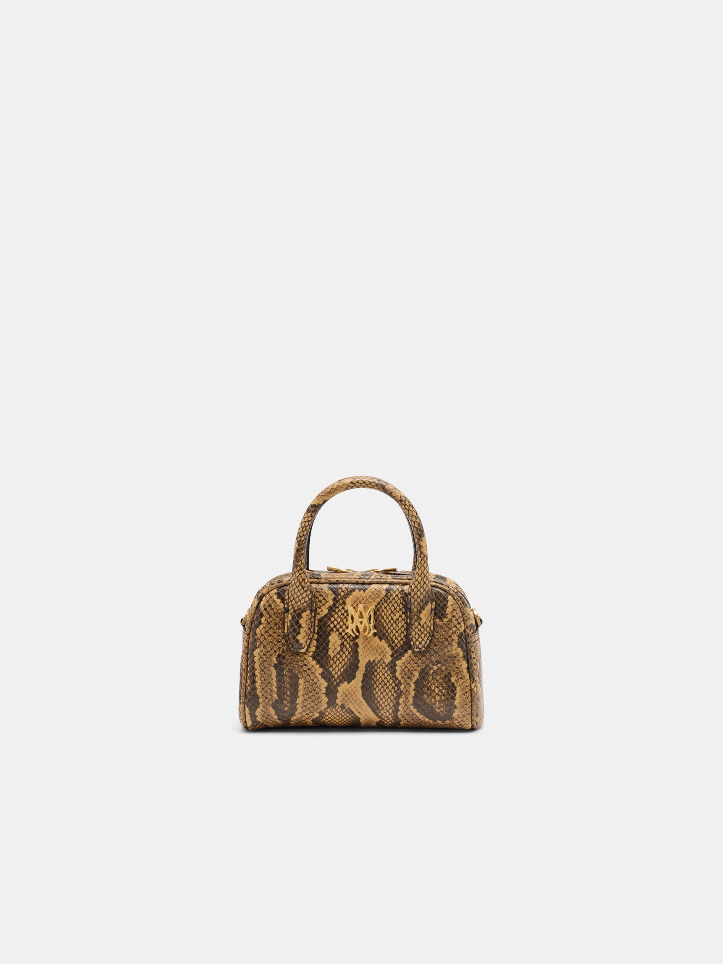 WOMEN - WOMEN'S PYTHON MICRO MA BOWLING BAG - Brown - AMIRI