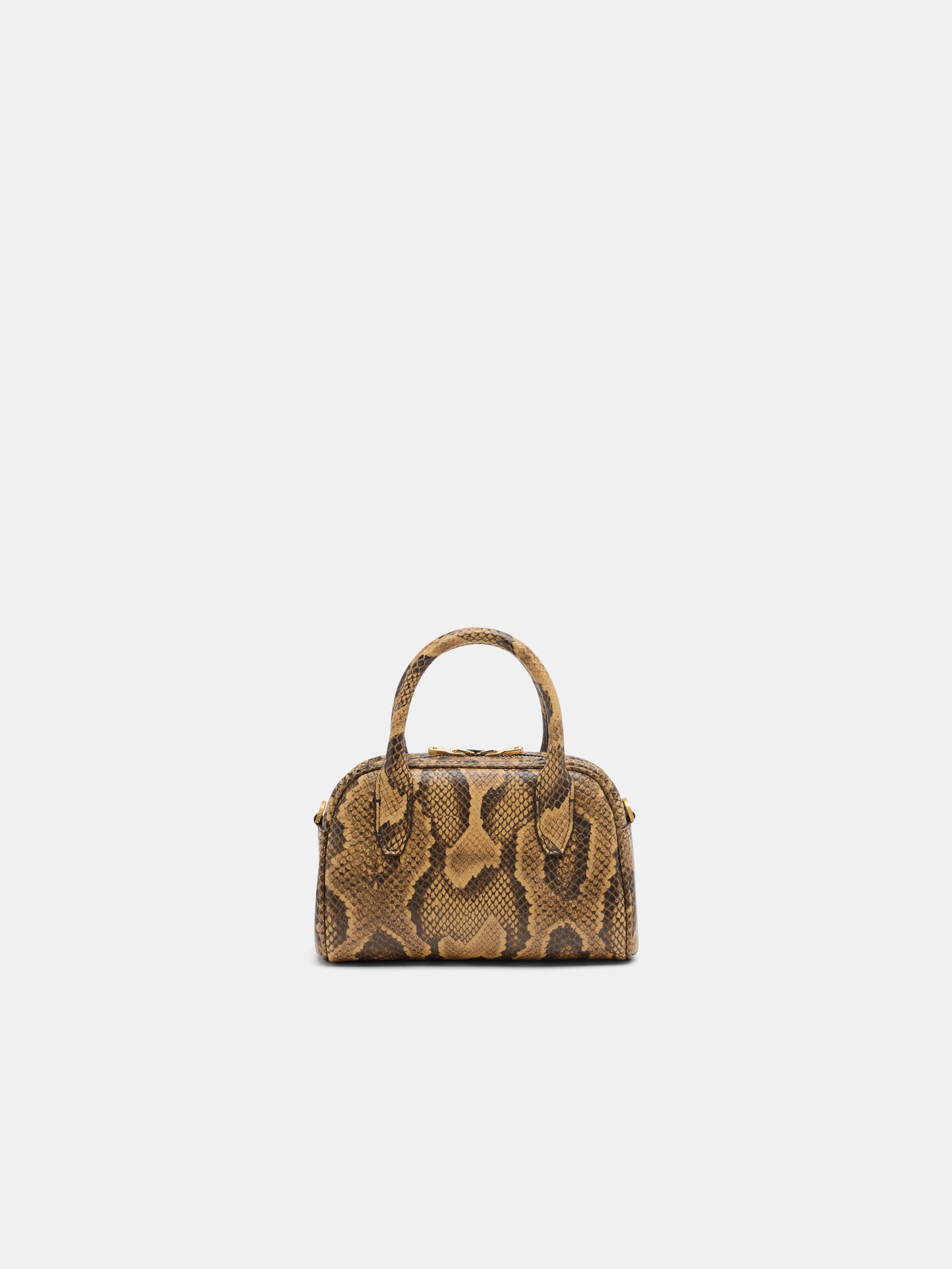 WOMEN - WOMEN'S PYTHON MICRO MA BOWLING BAG - Brown - AMIRI