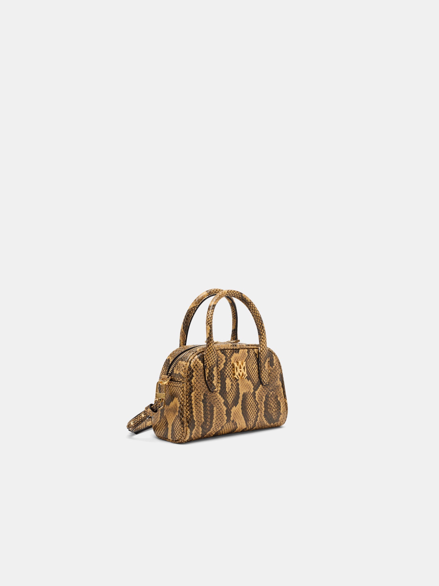 WOMEN - WOMEN'S PYTHON MICRO MA BOWLING BAG - Brown - AMIRI