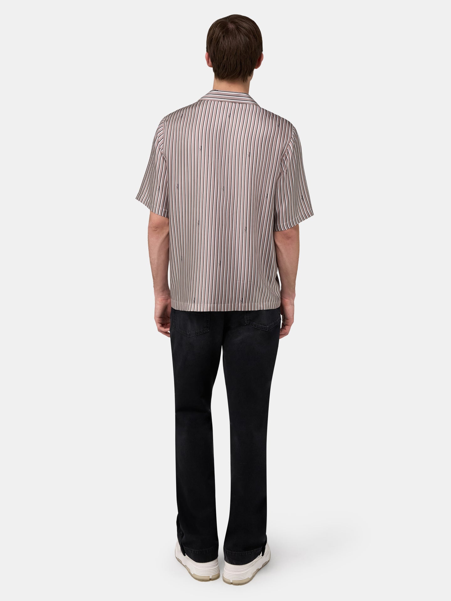 AMIRI SCRIPT BOWLING SHIRT - Mocha - AMIRI
