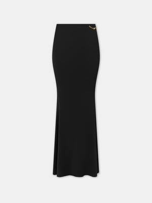 WOMEN - WOMEN'S MAXI SKIRT - Black - AMIRI