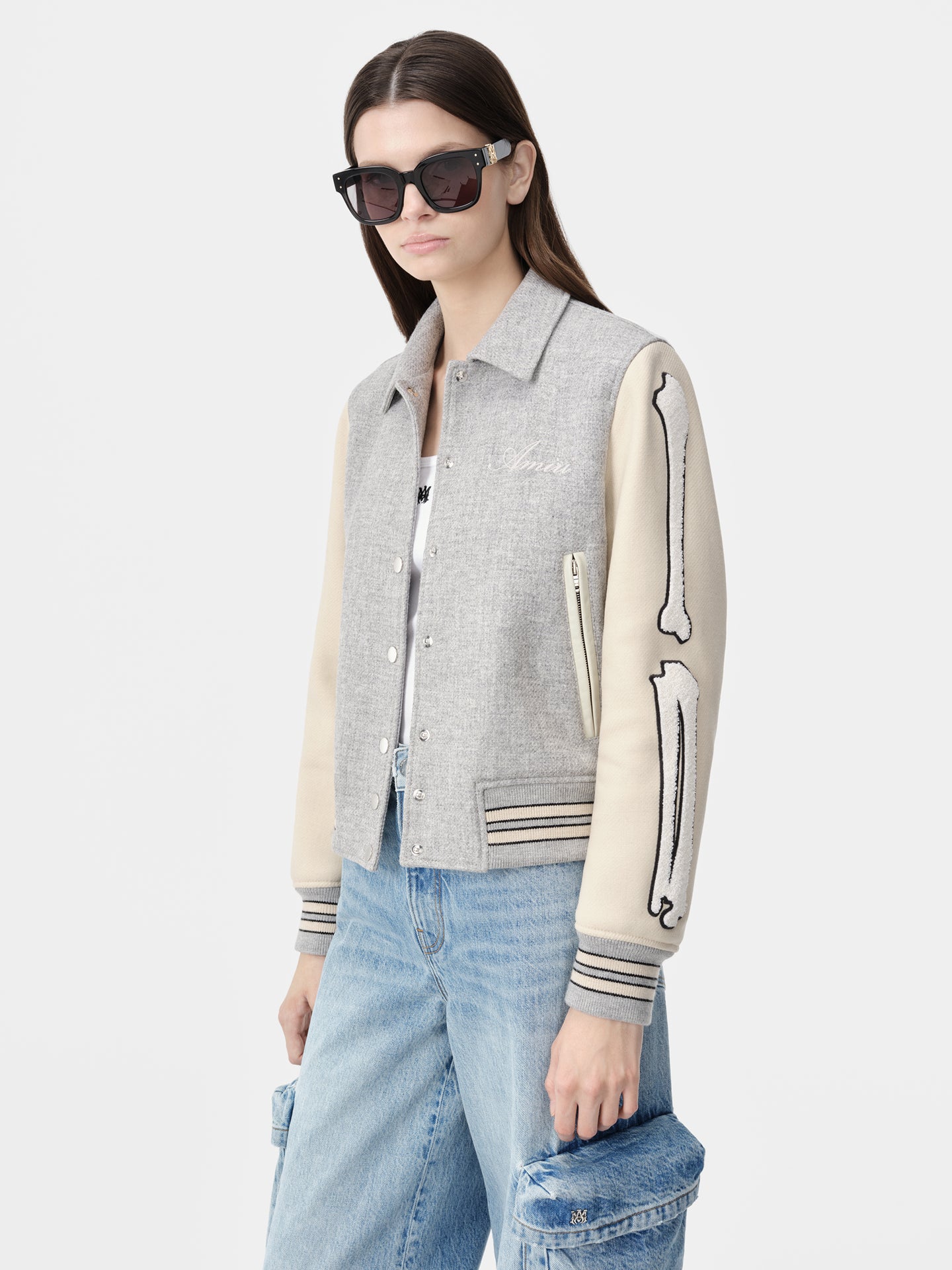 WOMEN - WOMEN'S BONES JACKET - Grey