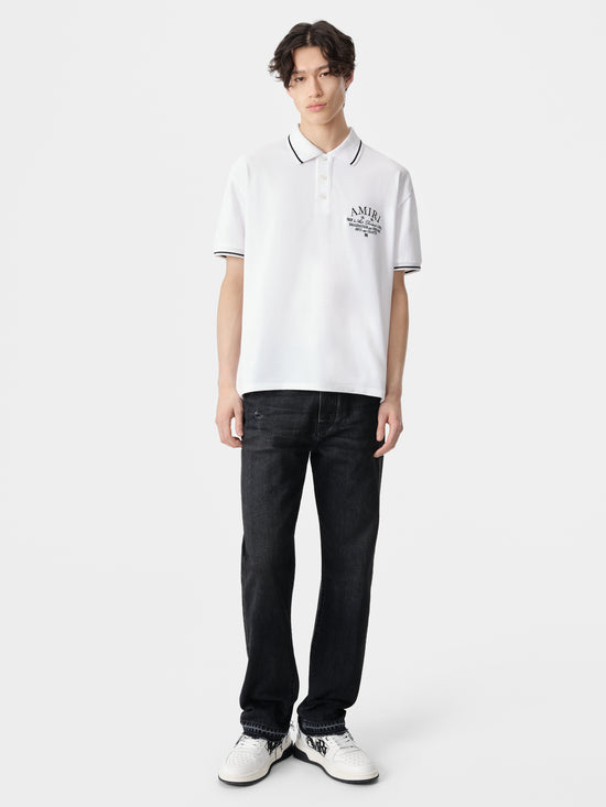 AMIRI ARTS DISTRICT POLO - White