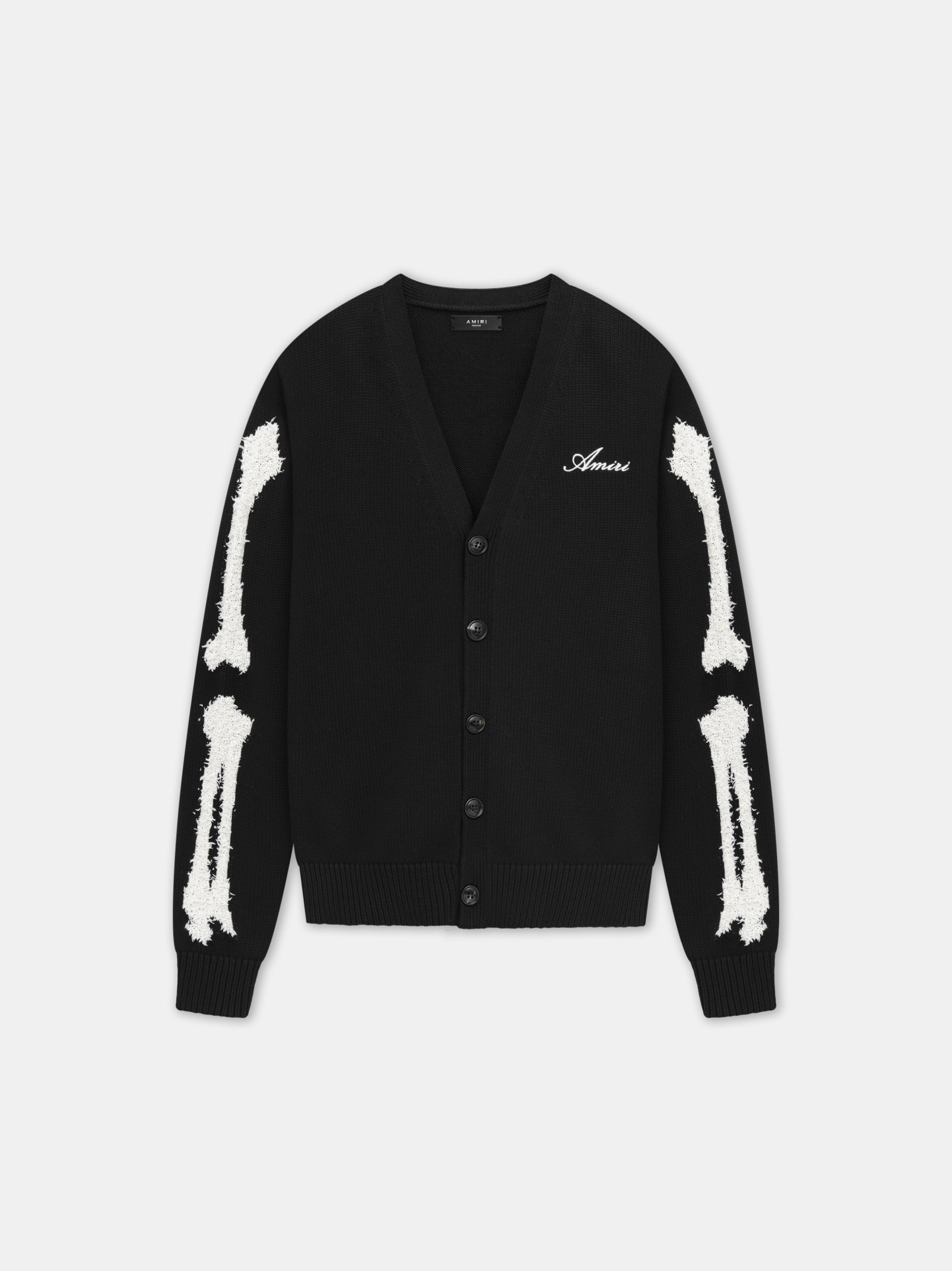 Product BONES CARDIGAN - Black featured image