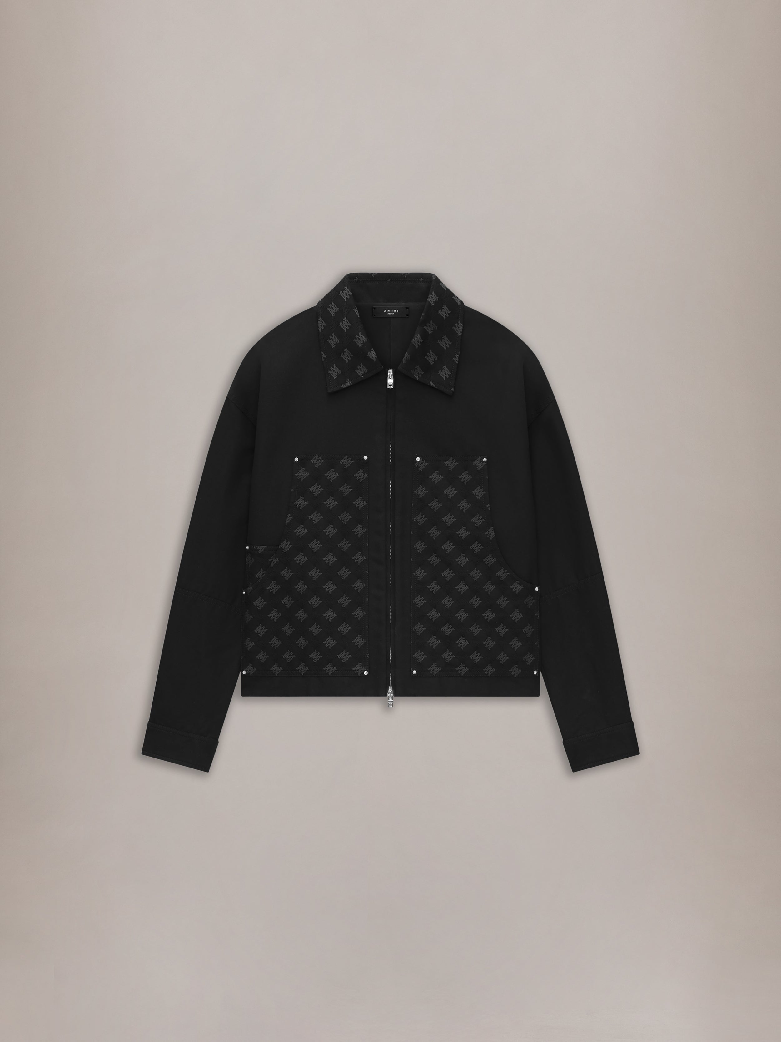 MA QUAD JACQUARD WORK JACKET - Black – AMIRI