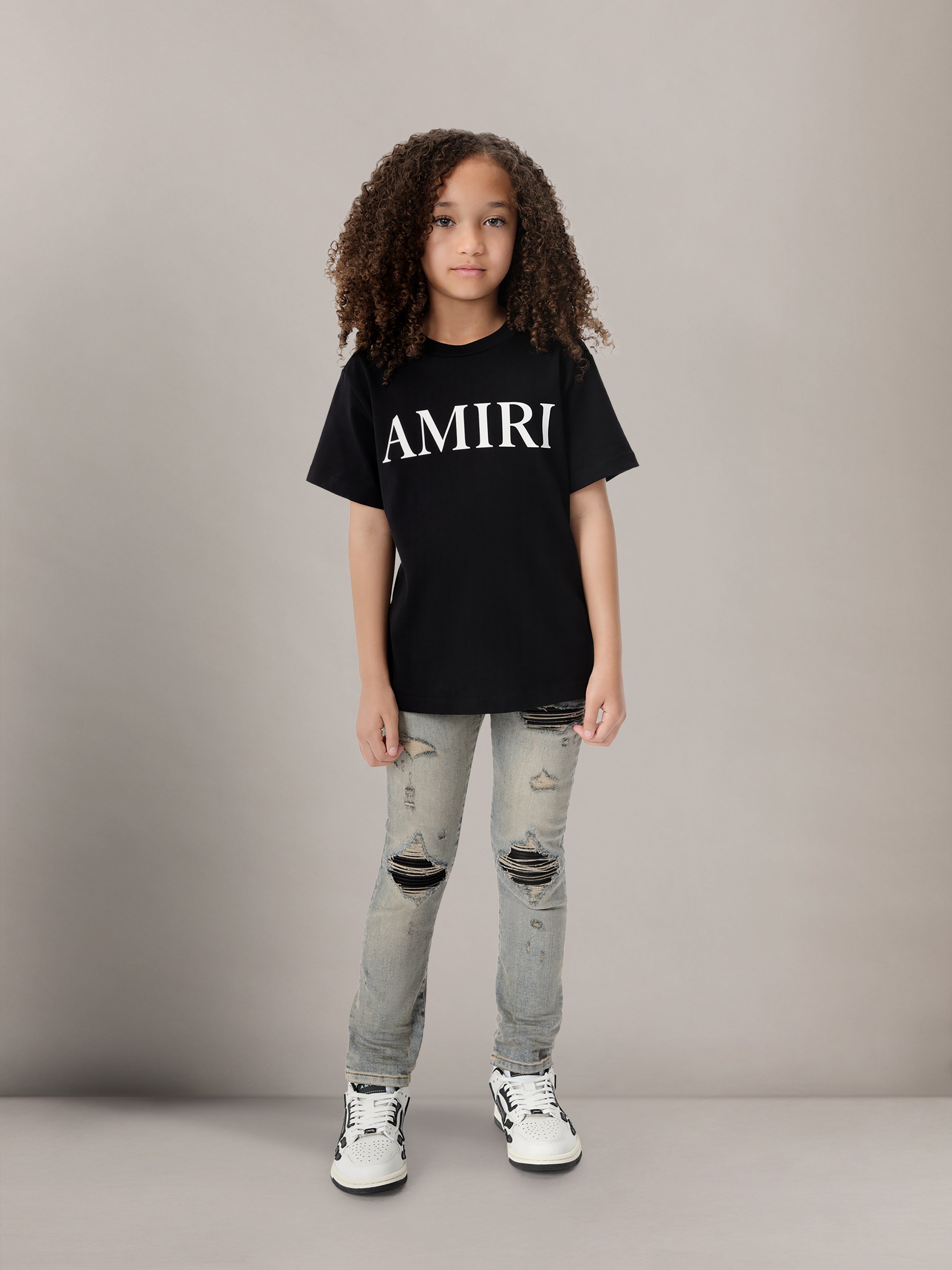 KIDS - KIDS' AMIRI CORE LOGO TEE - Black