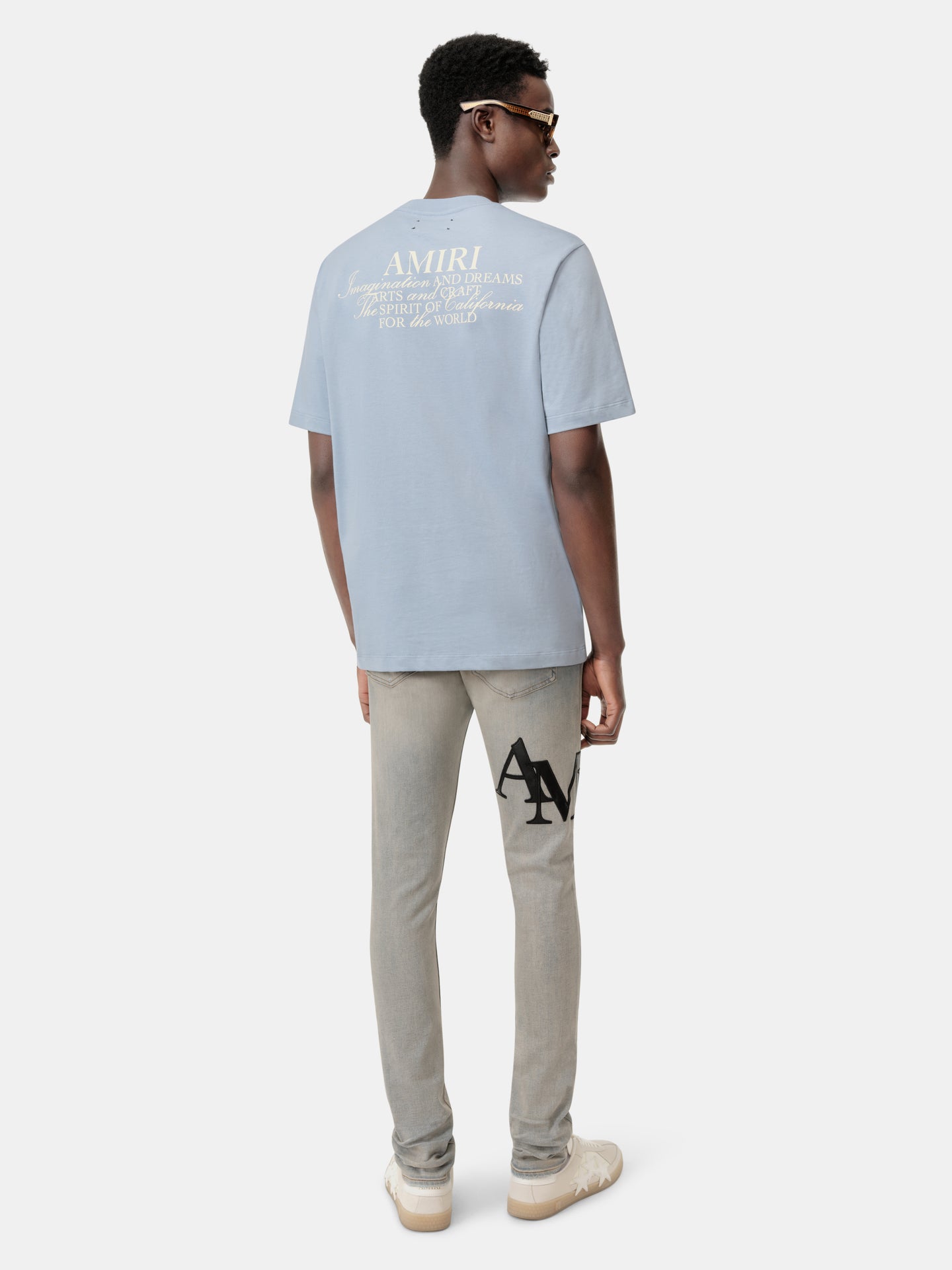 AMIRI SPIRIT TEE - Ashley Blue - AMIRI