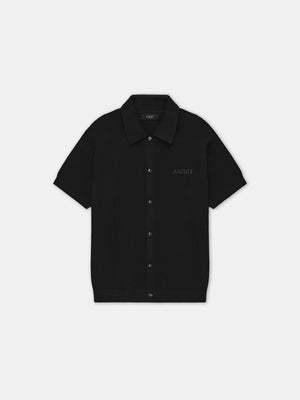 AMIRI CROCHET MESH SHIRT - Black - AMIRI