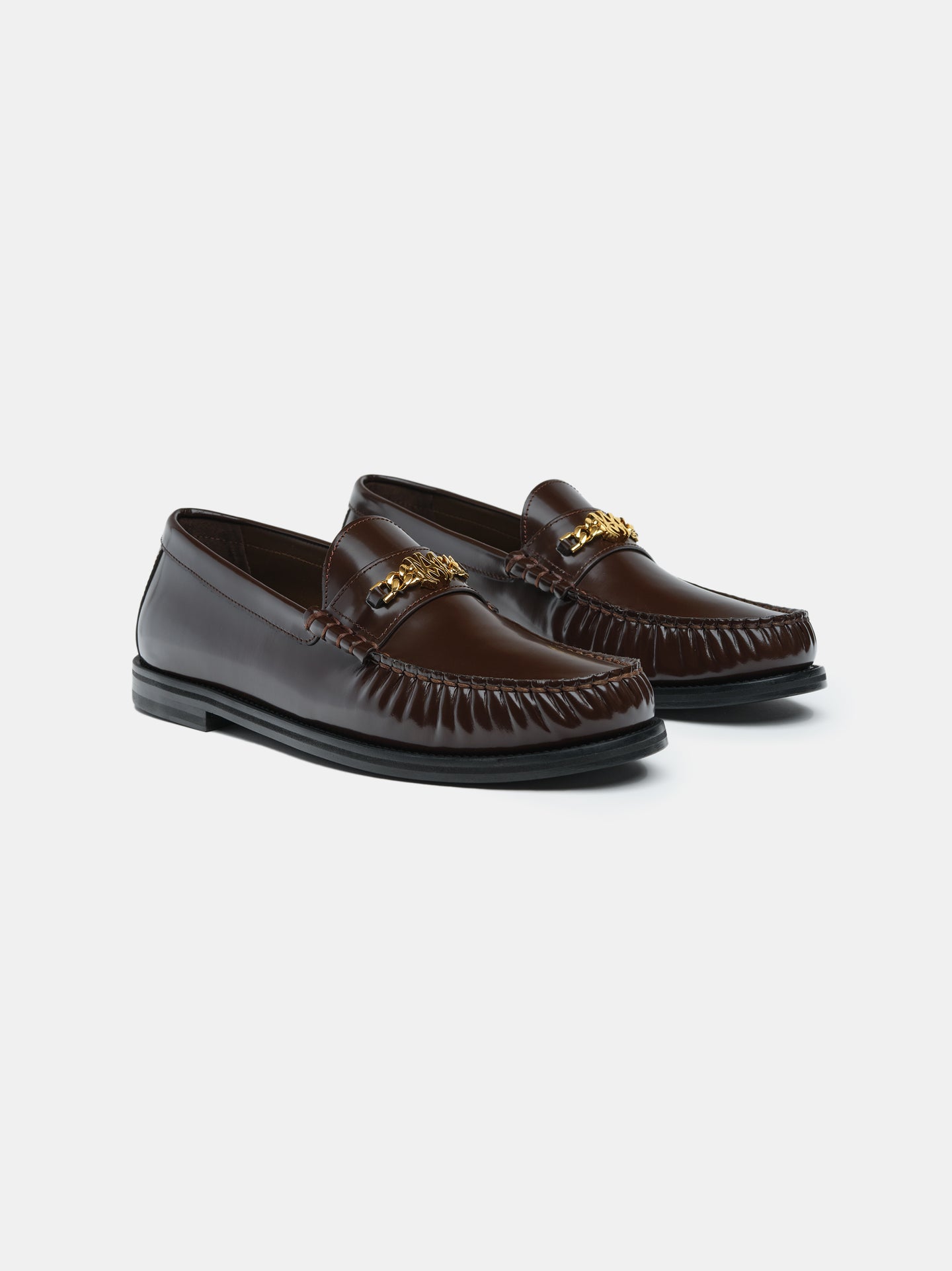 MA CHAIN LOAFER - Brown