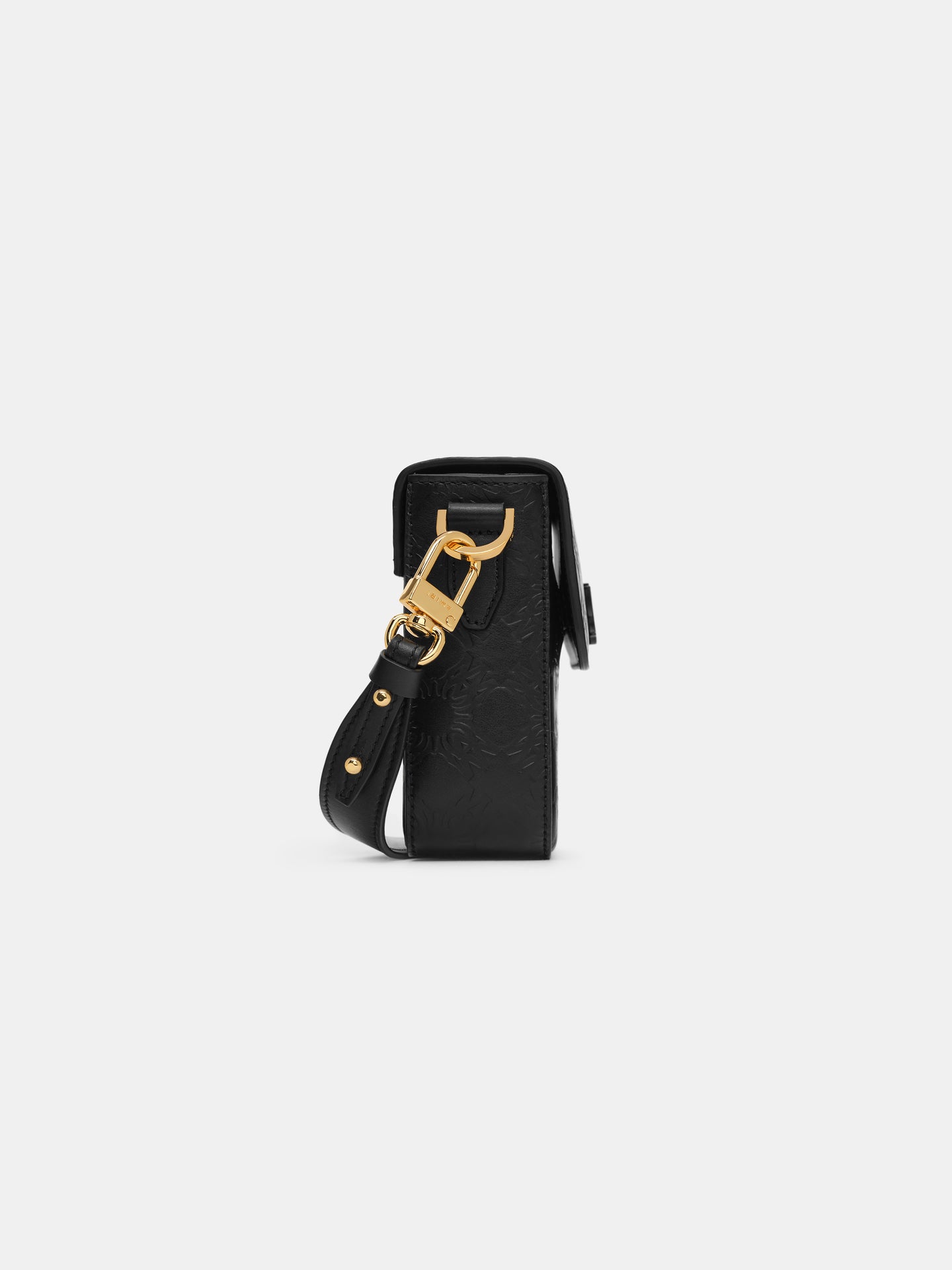 MA QUAD LEATHER CROSSBODY - Black