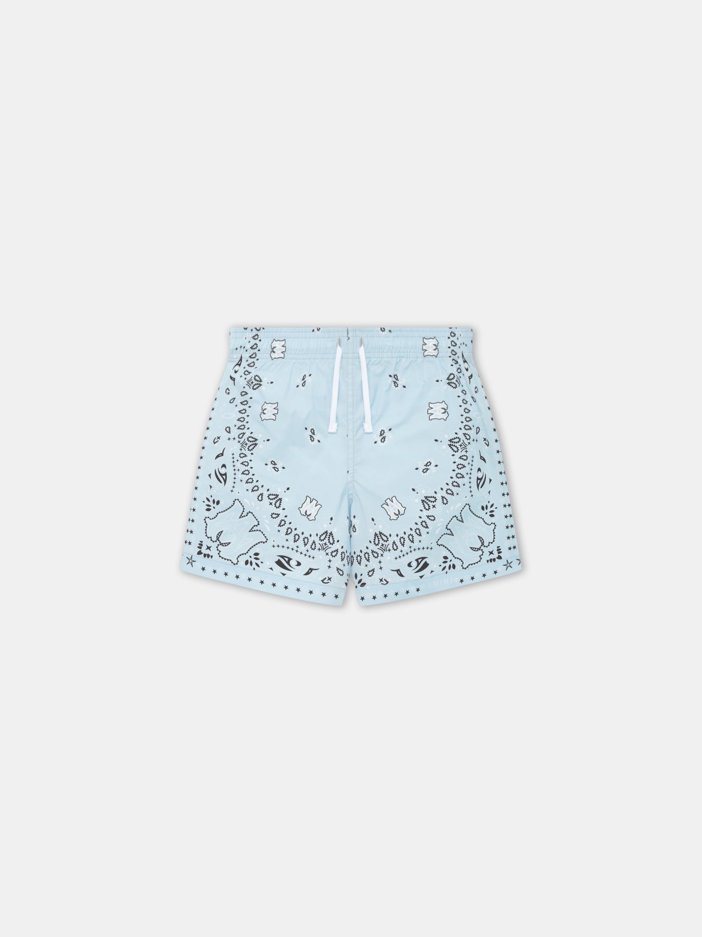 KIDS - KIDS' BANDANA SWIM TRUNK - Cerulean