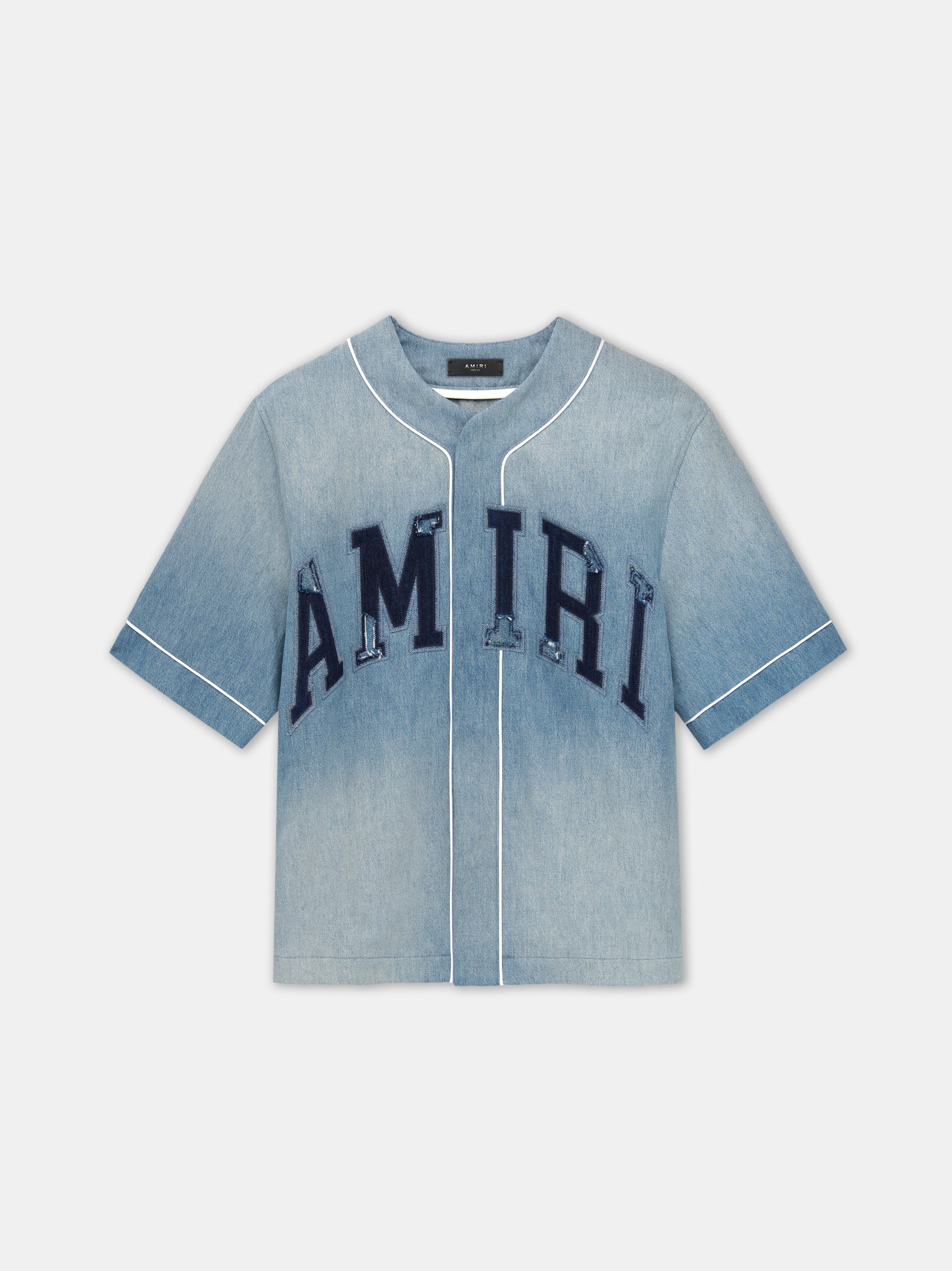 Product AMIRI SUNFADED BASEBALL SHIRT - Perfect Indigo featured image