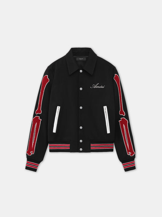 BONES JACKET - Black Red