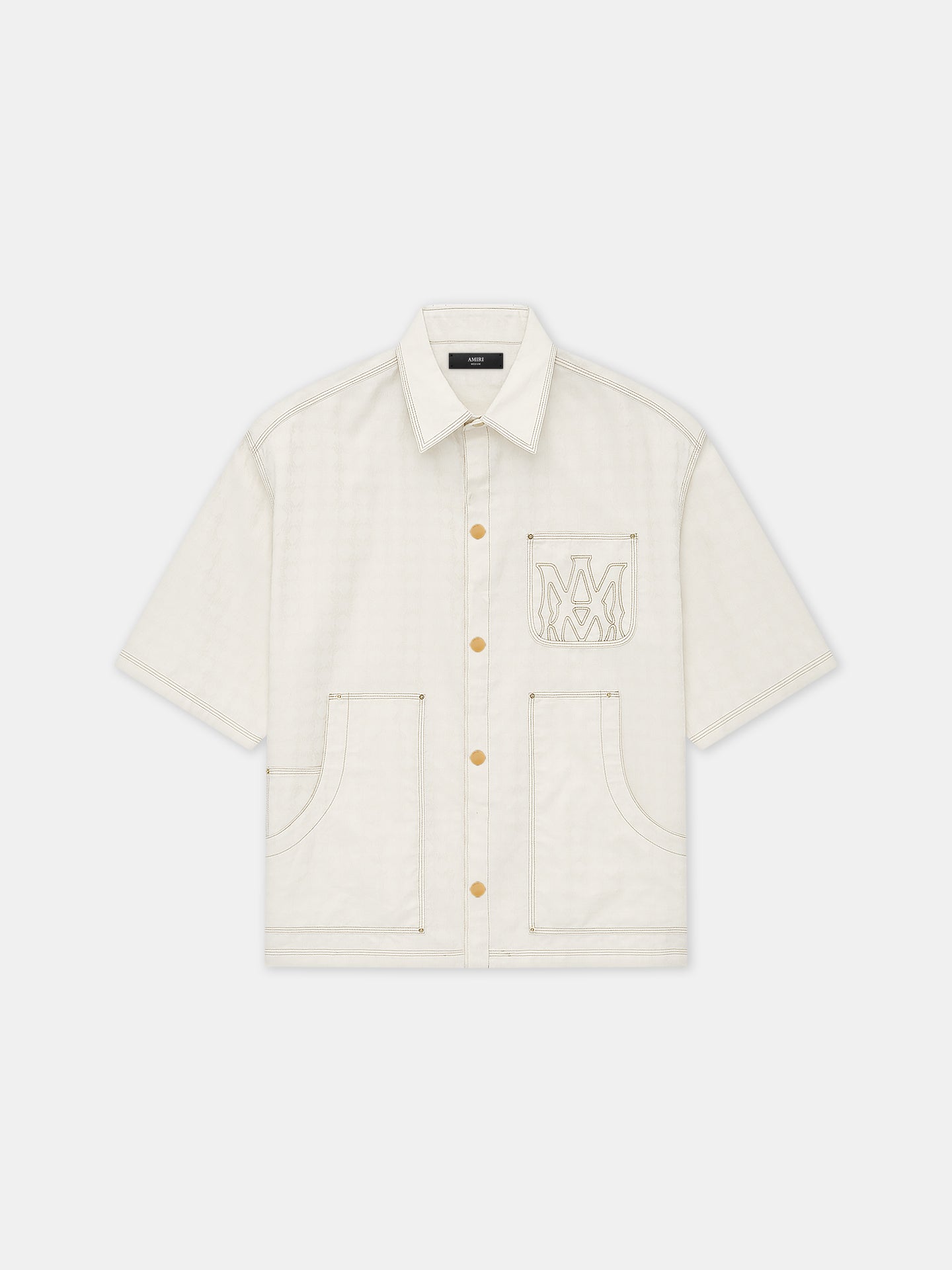MA QUAD WORK SHIRT - Alabaster - AMIRI