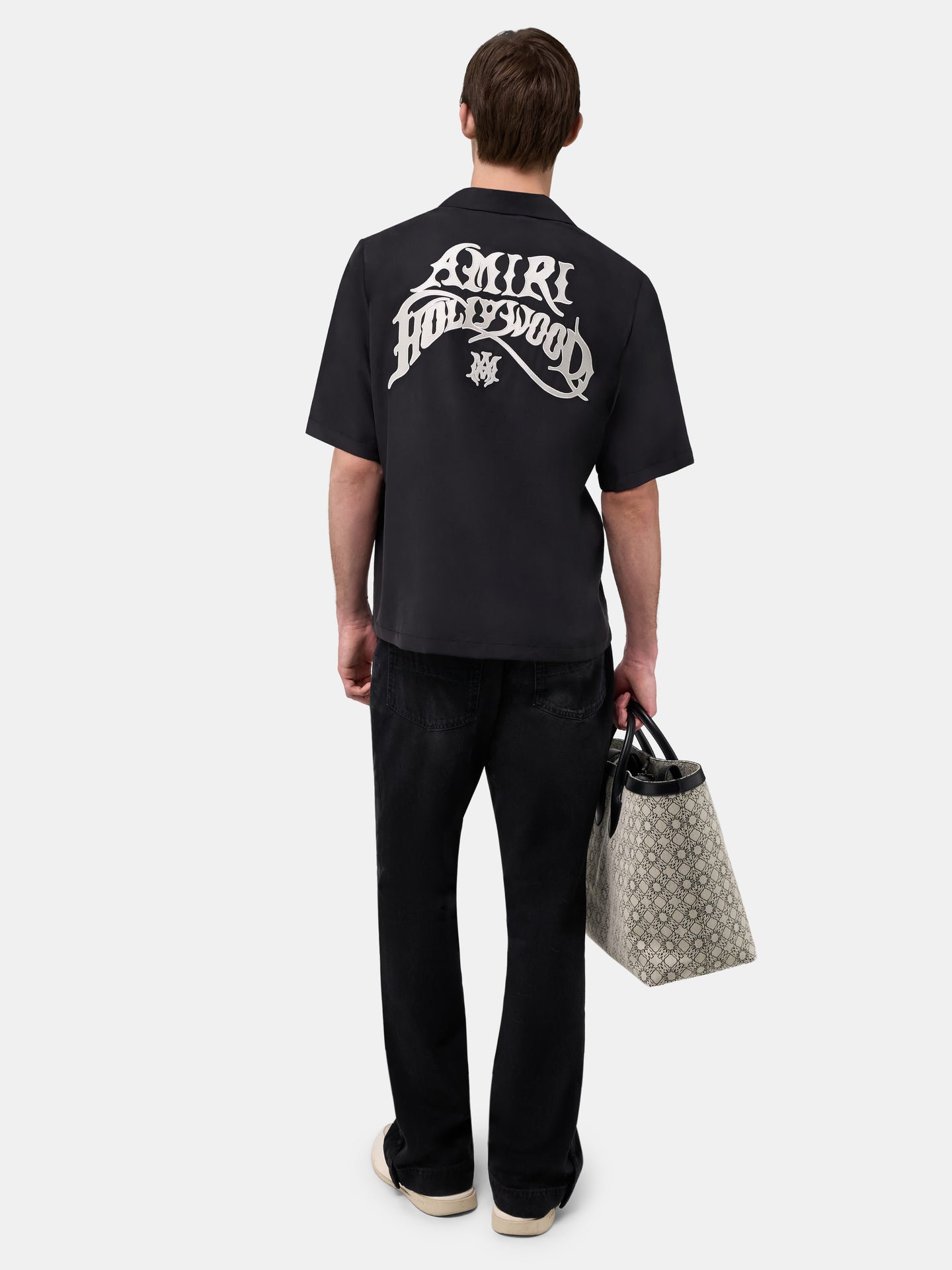 AMIRI HOLLYWOOD CAMP SHIRT - Black - AMIRI