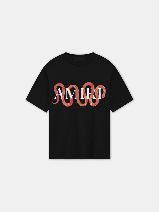 AMIRI SNAKE TEE - Black