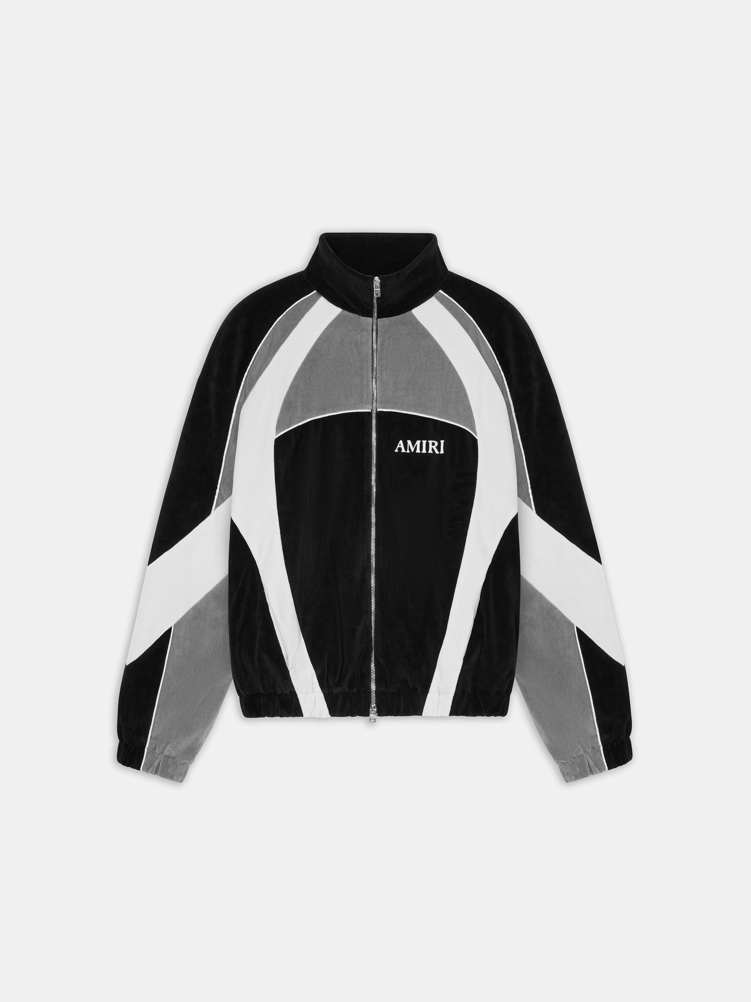 Product OVERSIZED PANEL TRACK JACKET - Black featured image