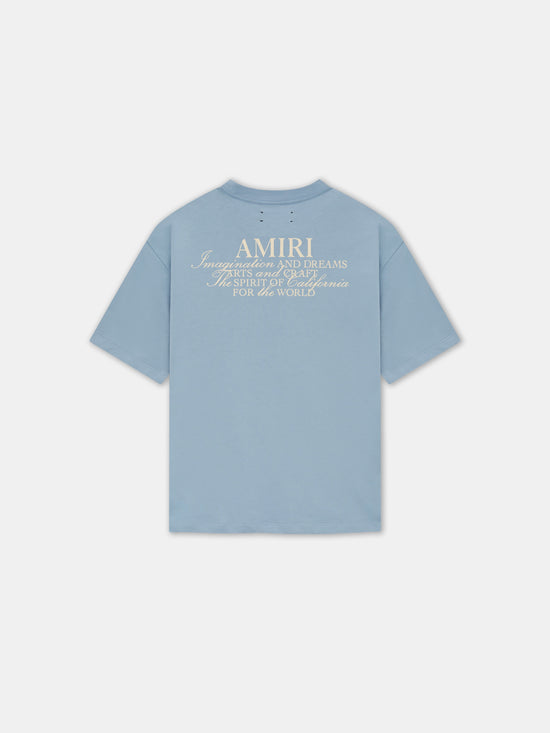 AMIRI SPIRIT TEE - Ashley Blue - AMIRI