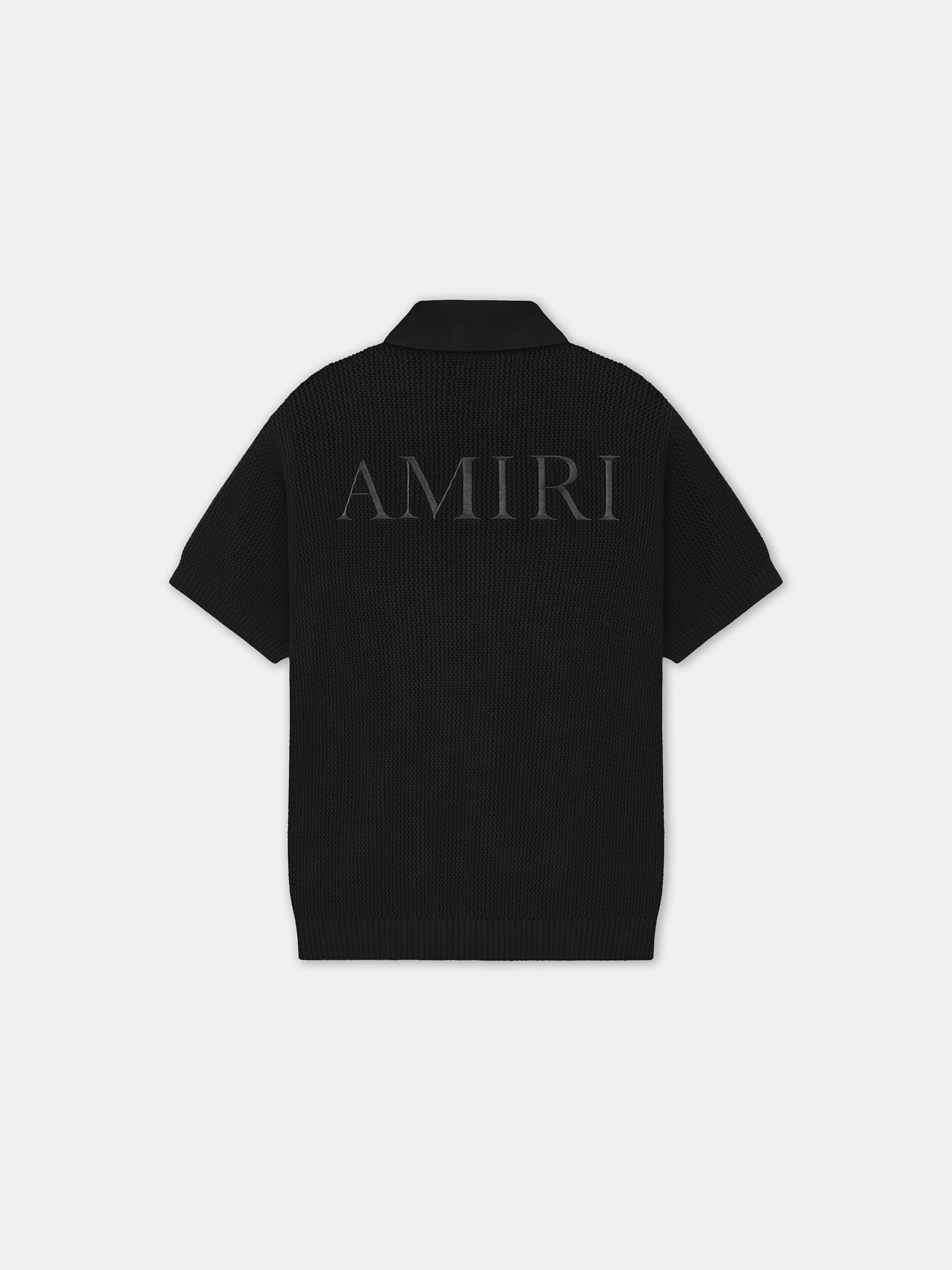 AMIRI CROCHET MESH SHIRT - Black - AMIRI