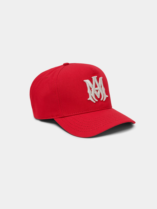 MA STAGGERED AMIRI FULL CANVAS HAT - Red