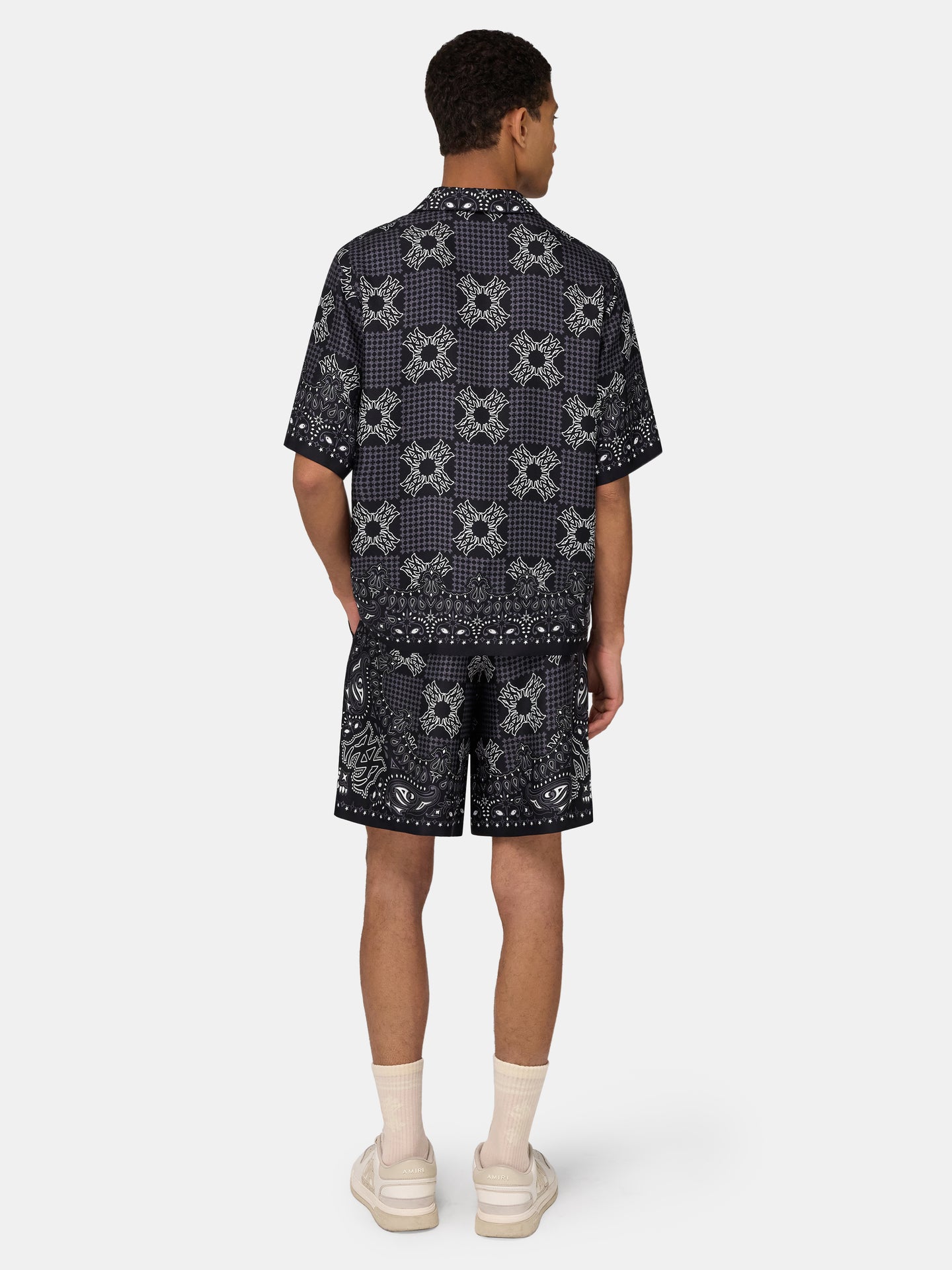 MA CHECK CAMP SHIRT - Black - AMIRI