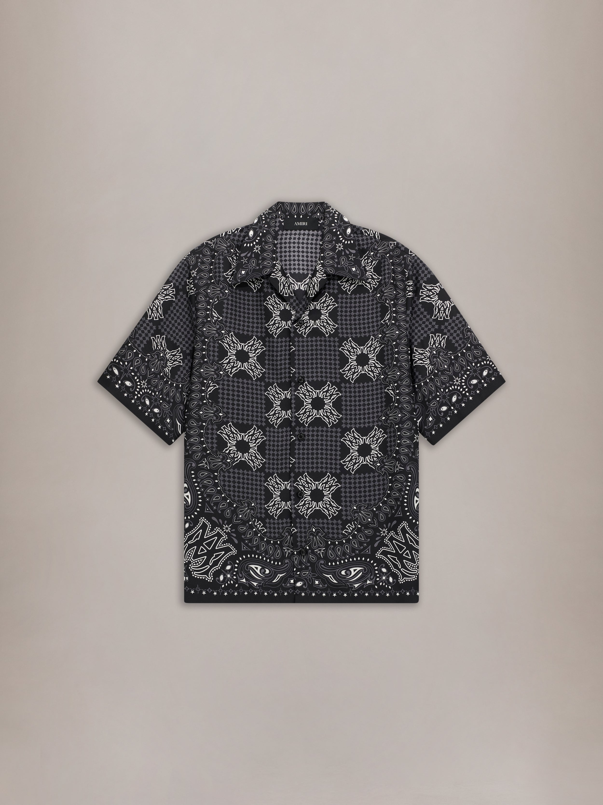 MA CHECK CAMP SHIRT - Black | AMIRI