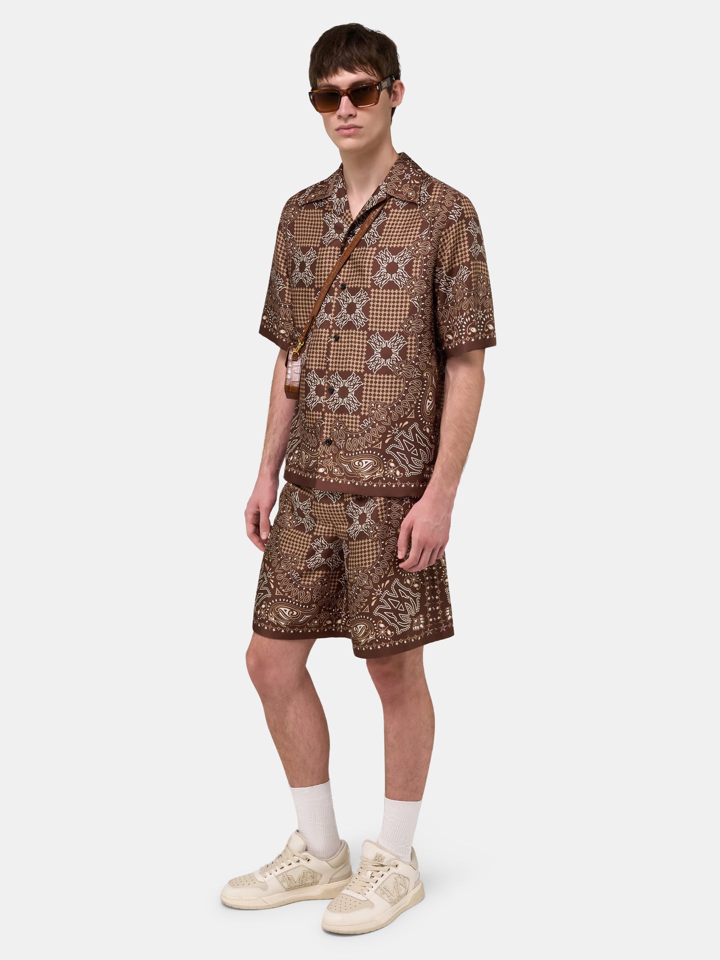 MA CHECK CAMP SHIRT - Tobacco - AMIRI