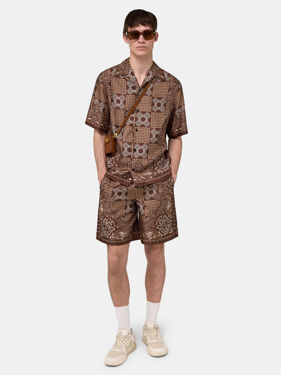 MA CHECK CAMP SHIRT - Tobacco - AMIRI
