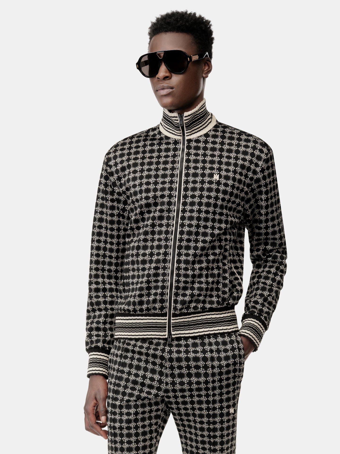 MA QUAD FLARE TRACK PANT - Black - AMIRI