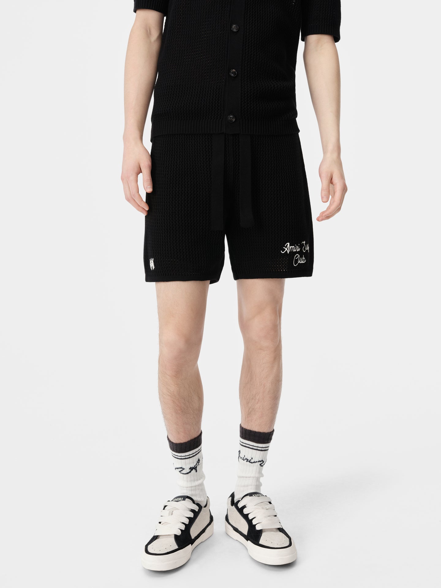 AMIRI SURF CLUB CROTCHET SHORT - Black