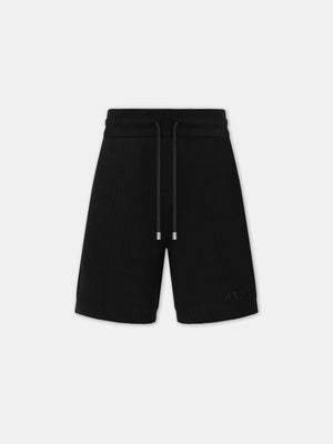 AMIRI CROCHET MESH SHORT - Black - AMIRI