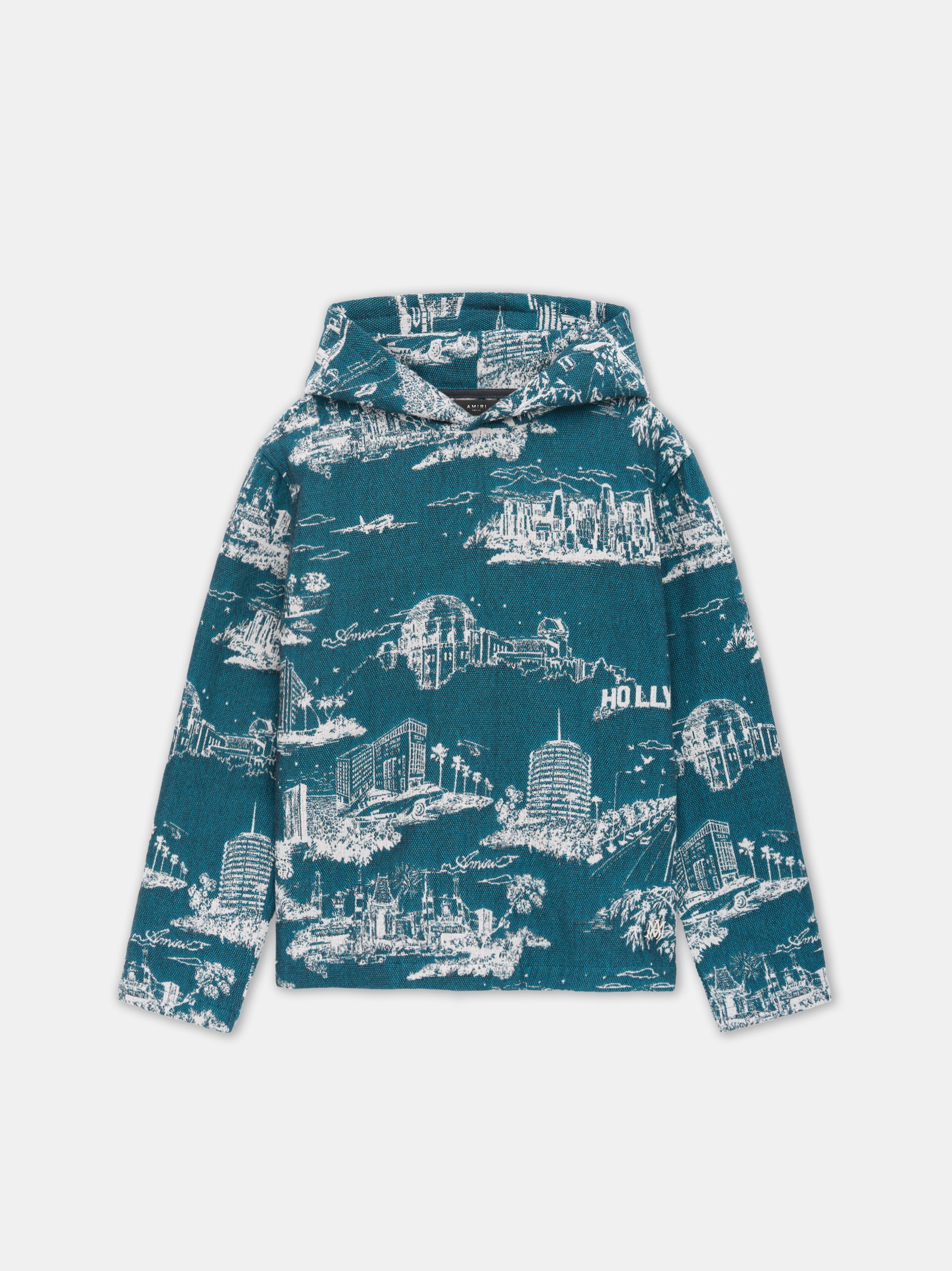 Product LA LANDMARK TAPESTRY HOODIE - Deep Teal featured image