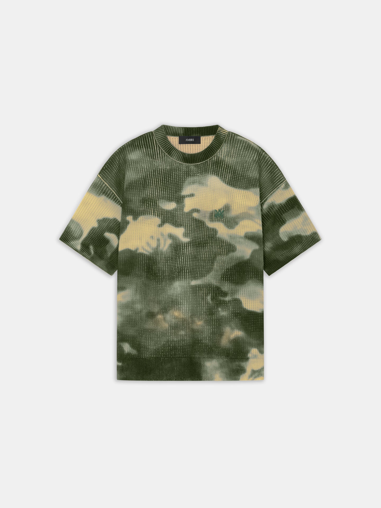 CAMO OVERSIZED TEE - Green - AMIRI
