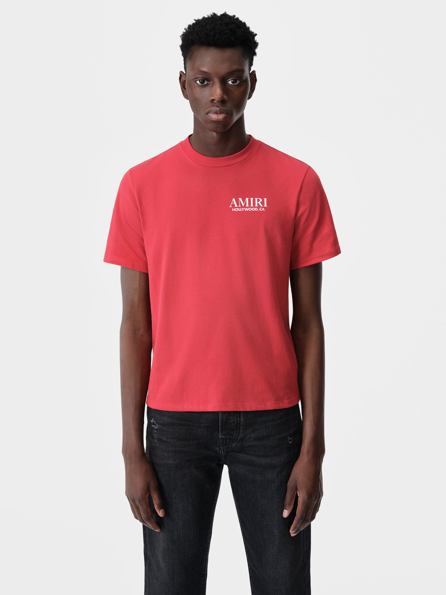 BONES STACKED TEE - Red