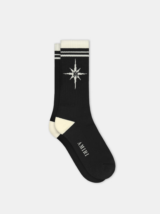 STARBURST SOCK - Black