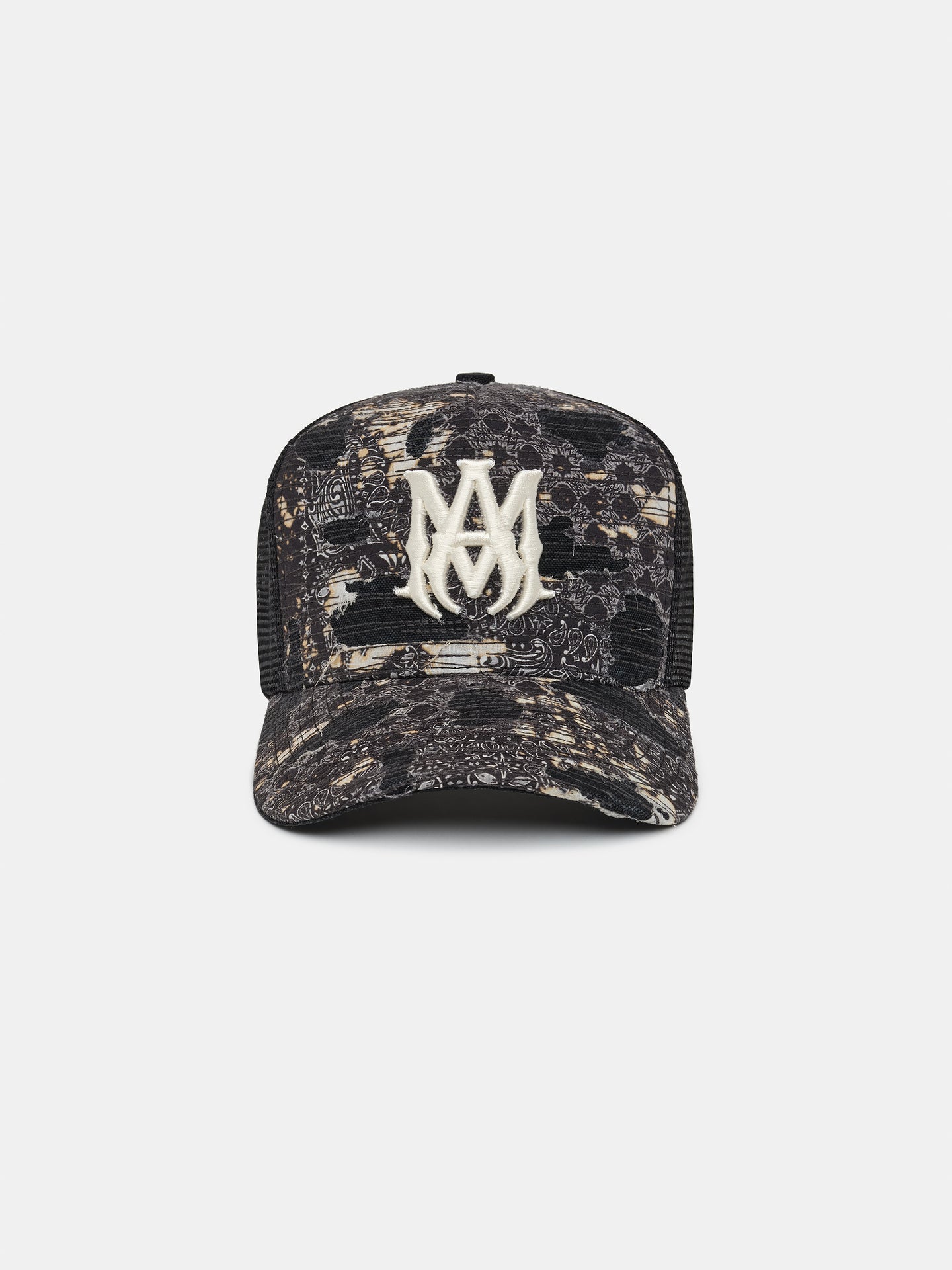BANDANA REPAIR TRUCKER HAT - Black - AMIRI