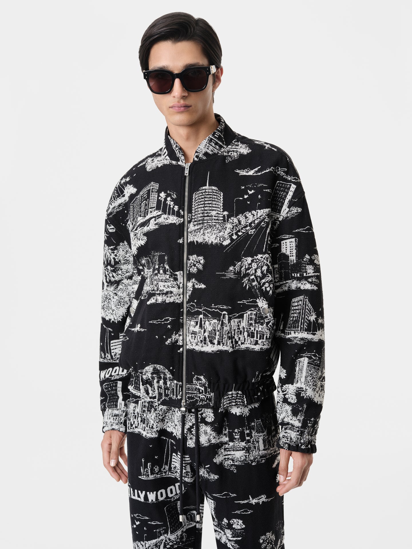 LA LANDMARK TAPESTRY BOMBER - Black