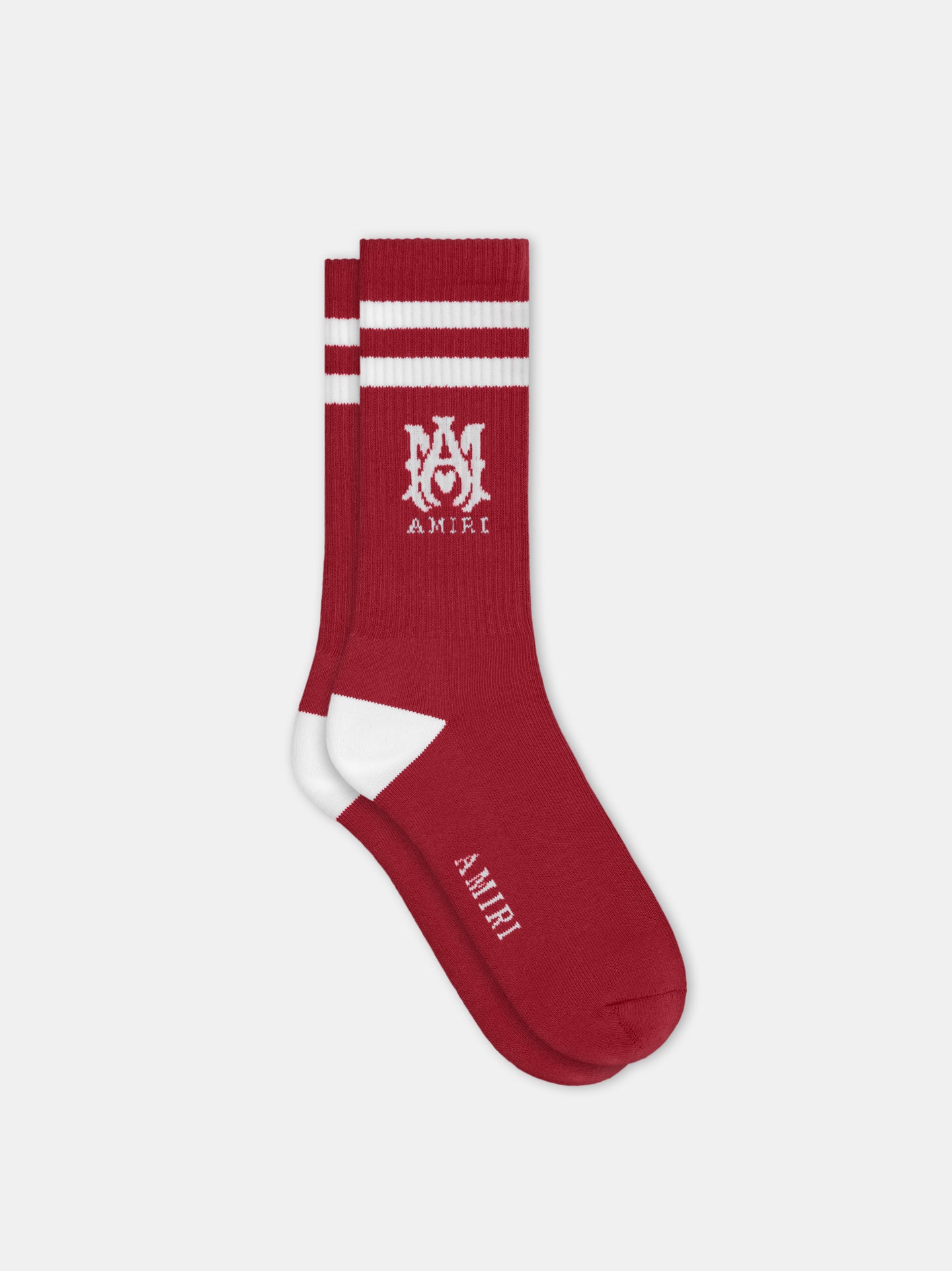 MA STRIPE SOCK - Varsity Red