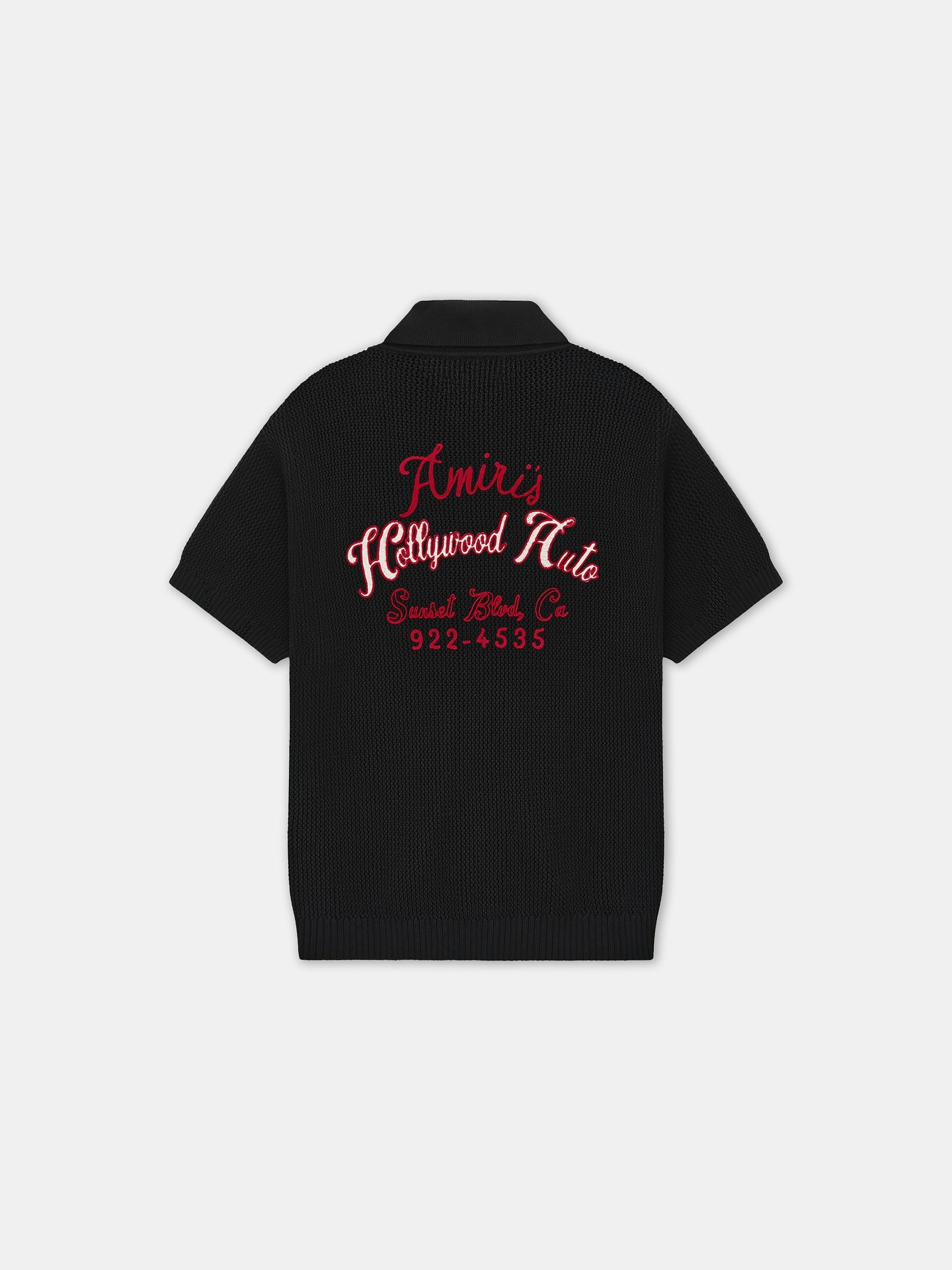 HOLLYWOOD AUTO MESH SHIRT - Black - AMIRI