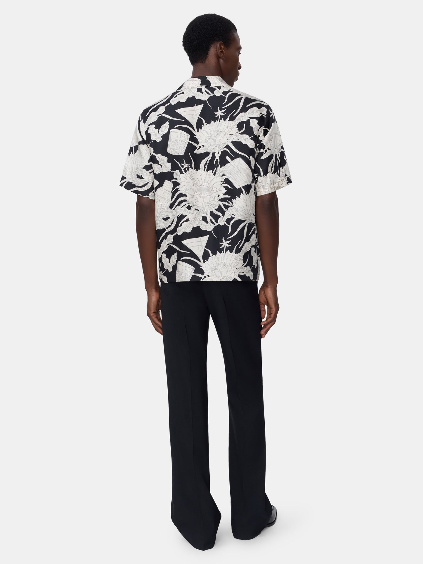 FLORAL BOWLING SHIRT - BLACK - AMIRI