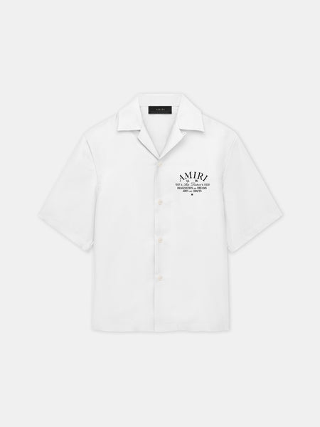 ARTS DISTRICT CAMP SHIRT White AMIRI