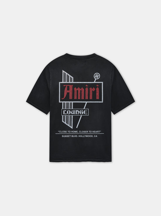 VINTAGE AMIRI LOUNGE TEE - Black