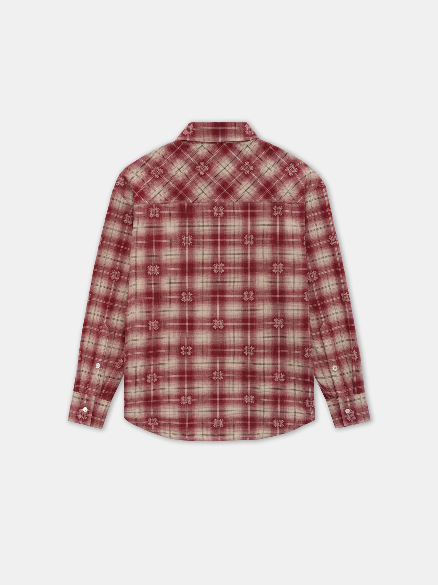 WOMEN - WOMEN'S MA QUAD FLANNEL OVERSHIRT - Deep Red